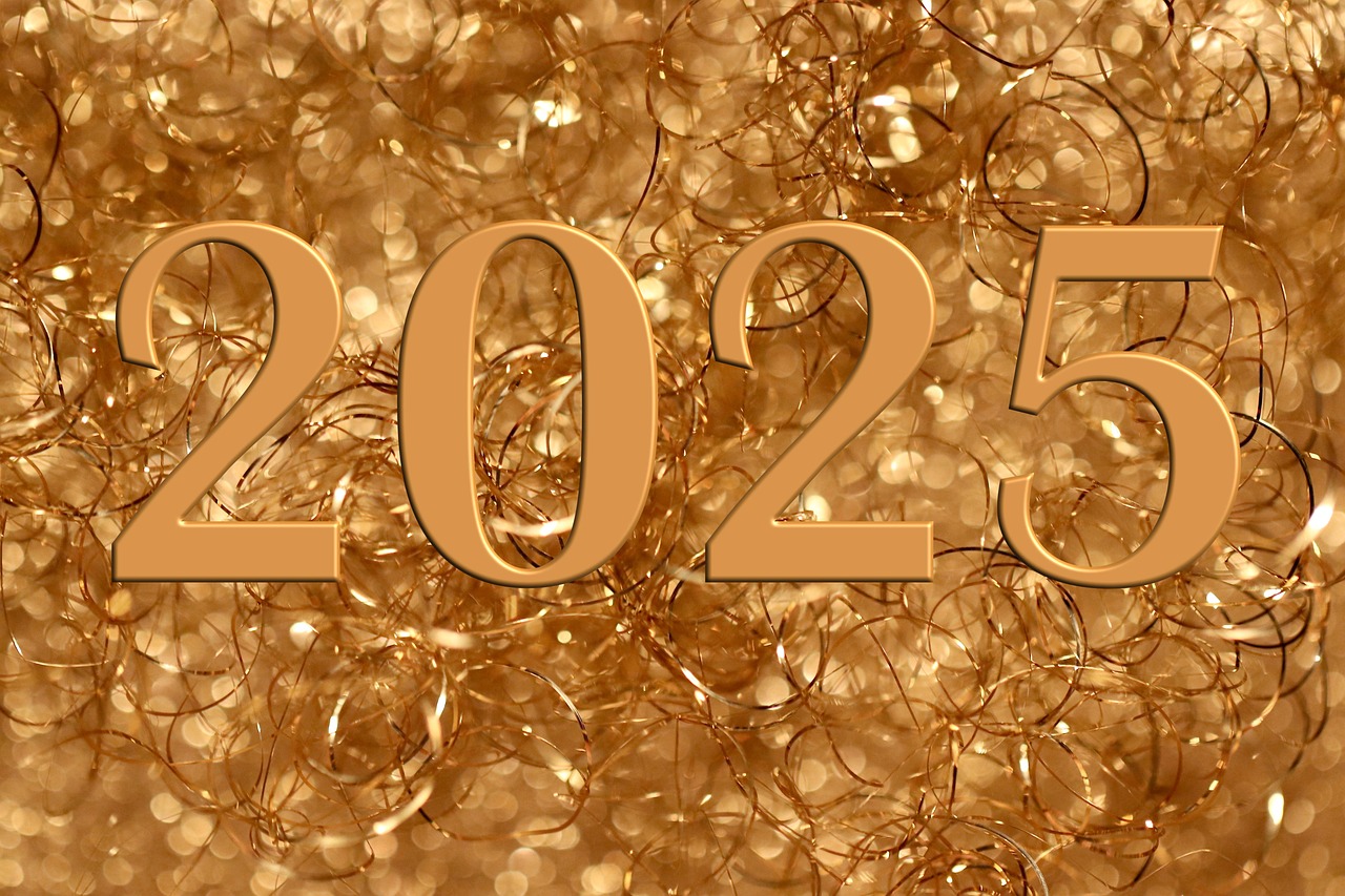 New year's day, 2025, greeting card — Dez Principais Aplicativos De Gerenciamento De Projetos Para Android E Ios