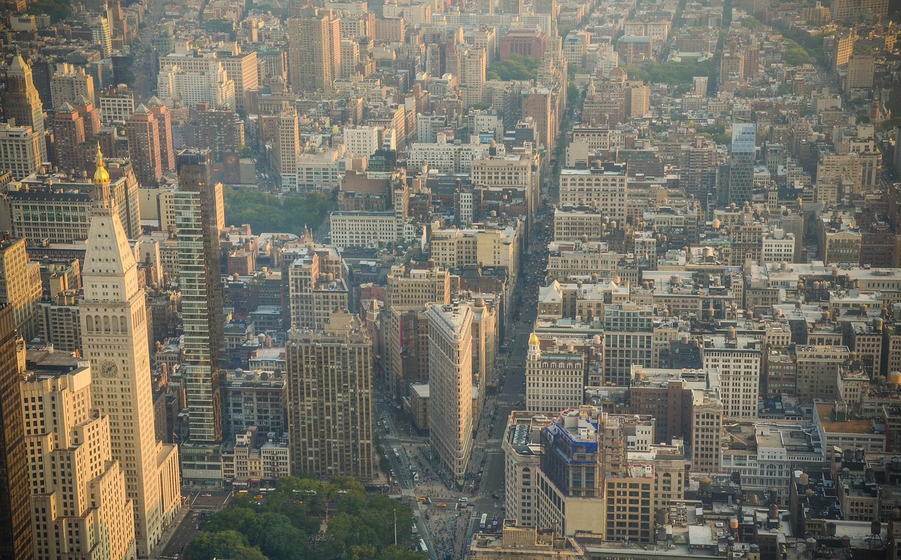 New york, skyline, drone — Talk To Strangers